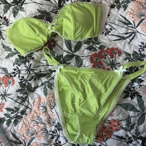 Green bikini set. Never been worn, with tags.